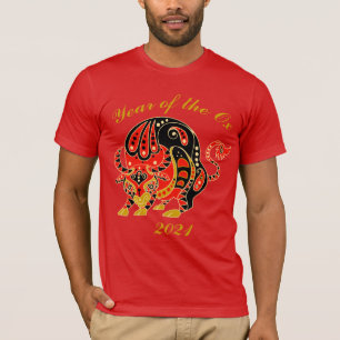 T-shirt Année chinoise du boeuf
