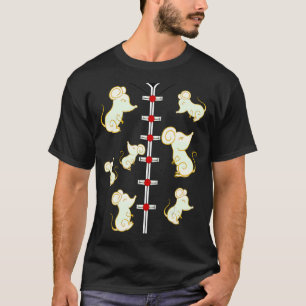 T-shirt Année Chinoise Du Costume Calligraphie Année Du R