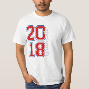 T-shirt Année d'obtention du diplôme 2018