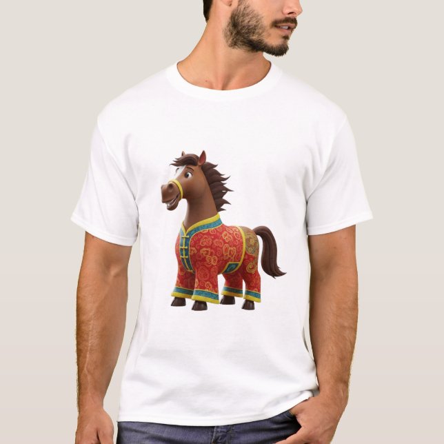 T-SHIRT ANNÉE DU CHEVAL (Devant)