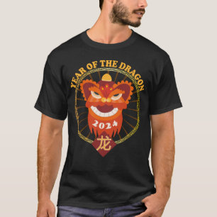 T-shirt Année du Dragon 2024 Chinois Zodiac Lunar New Y
