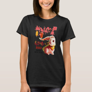 T-shirt Année Du Lapin 2023 Bonne Année Lunaire Chine