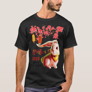 T-shirt Année Du Lapin 2023 Bonne Année Lunaire Chine