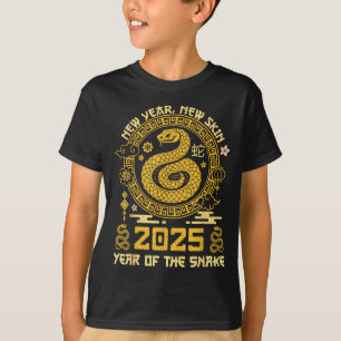 T-shirt Année du Serpent 2025 Bonne année lunaire chinoise