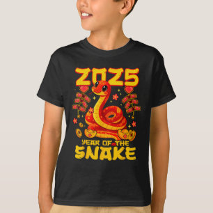 T-shirt Année Du Serpent 2025 Nouvel An Lunaire