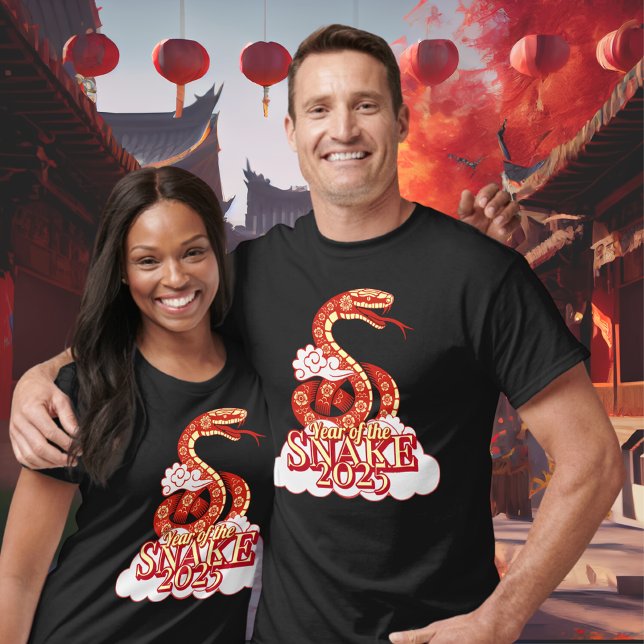 T-shirt Année du serpent Nouvel An chinois 2025 (Créateur téléchargé)