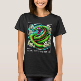 T-shirt Année du serpent : Symbole chinois 2025 (nouvelle 
