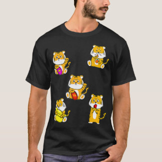 T-shirt Année du Tigre Chinois Bonne Année 2022, Nouveau