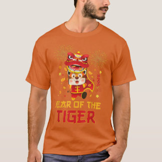 T-shirt Année Du Tigre Chinois Nouvel An 2022 Enfants Todd