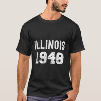 T-shirt Année Illinois 1948 State Tourist Memories