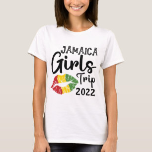 T-shirt Année Personnalisée Jamaïque Jeu de voyage
