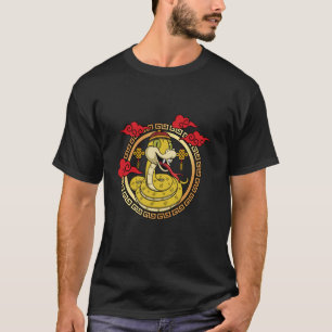 T-shirt Année Snake Drôle Mignonne Chinois Zodiac Chinois 