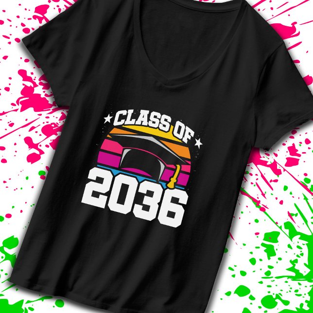 T-shirt Année supérieure 2036 - Graduation de classe supér (Créateur téléchargé)
