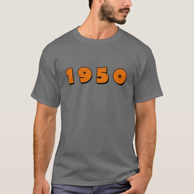 T-shirt Année vintage 1950 (Devant)