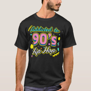 T-shirt Années 90 Hip hop Rap Musique Nostalgie Vieux Vête