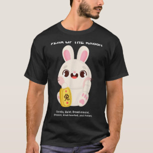 T-shirt Années Du Lapin Chinois Nouvel An Enfants Jeune