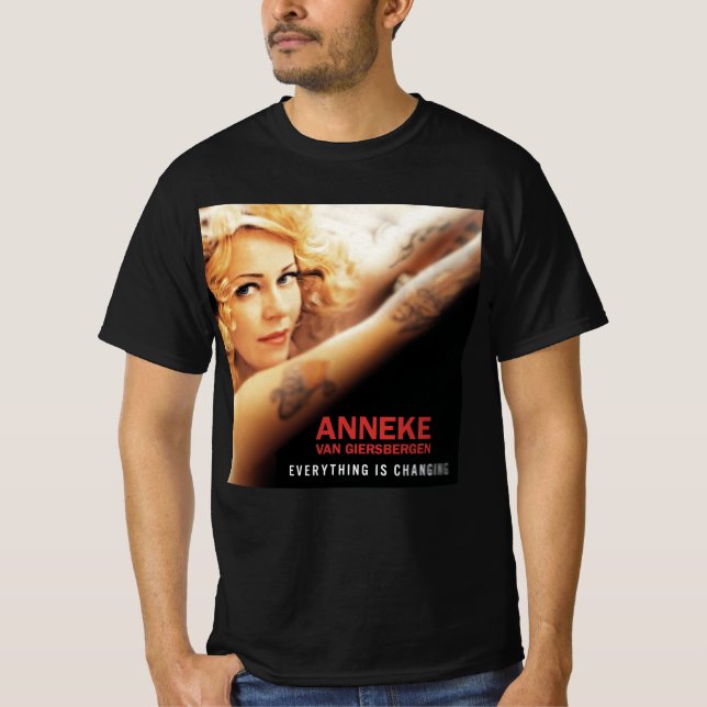 T-shirt Anneke van Giersbergen - Tout change (Devant)
