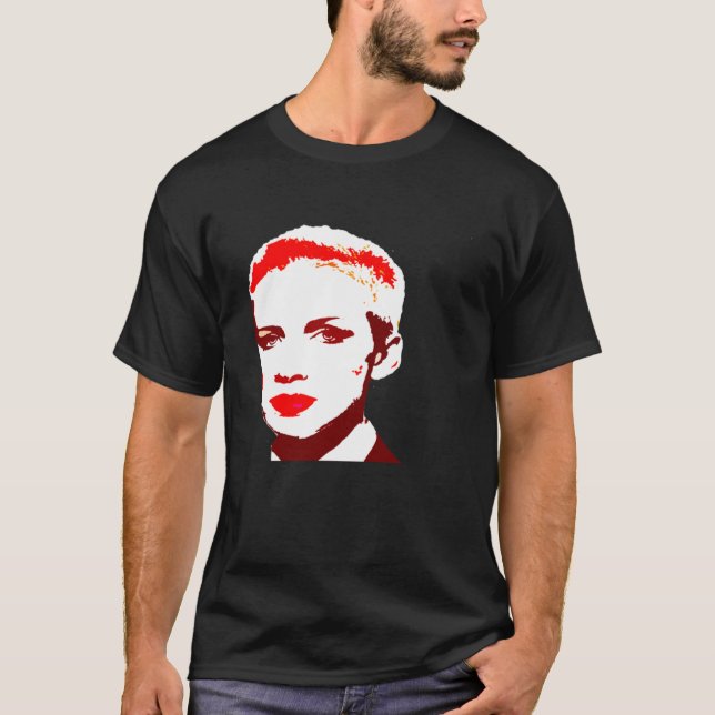 T-shirt Annie Lennox - Classique rouge (Devant)