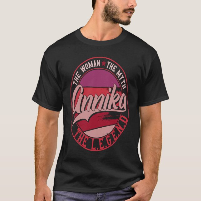 T-shirt Annika la Dame du Mythe de la Légende (Devant)