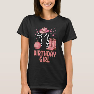 T-shirt Anniversaire 11 ans motif vache cowgirl 11 ans