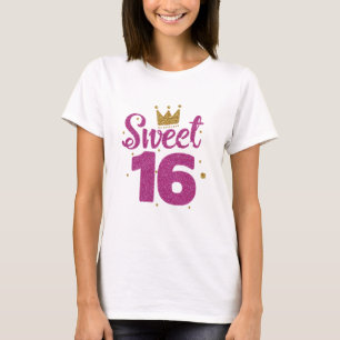 T-shirt Anniversaire 16 ans