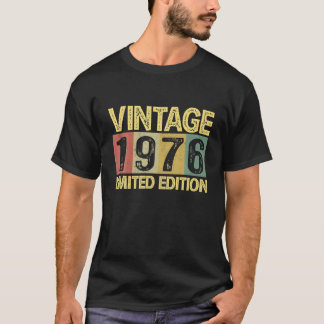 T-shirt Anniversaire 1976 46 Ans Drôle 46ème Anniversaire