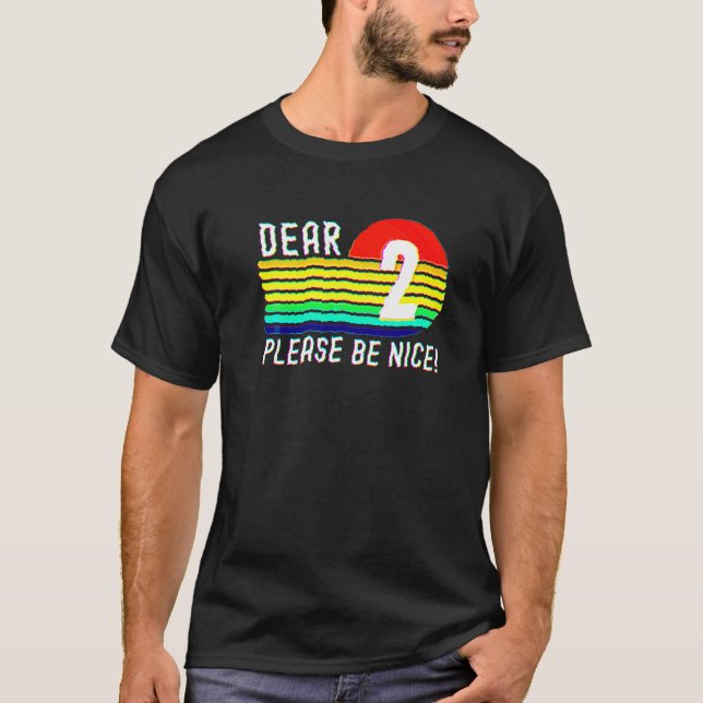 T-shirt Anniversaire 2 Anniversaire Rétro Anniversaire C'e (Devant)