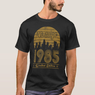 T-shirt Anniversaire 38 Ans Né En 1985 Femmes Hommes