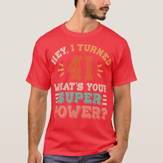 T-shirt Anniversaire 41 ans
