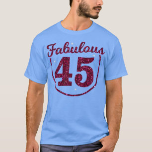 T-shirt Anniversaire 45 ans