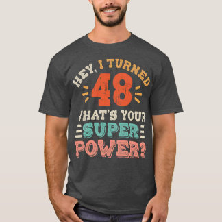 T-shirt Anniversaire 48 ans