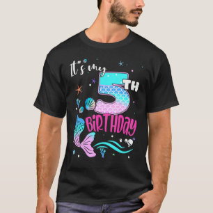T-shirt Anniversaire 5e C'est mon 5e anniversaire Famille 