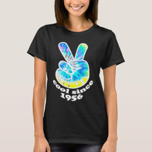 T-shirt Anniversaire Anniversaire Cool depuis 1956 Tie Dye