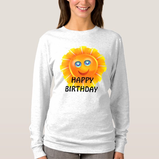 T-shirt ANNIVERSAIRE : Anniversaire de soleil (Devant)