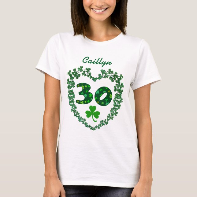 T-shirt Anniversaire chanceux V03 de Th de Jour de la (Devant)