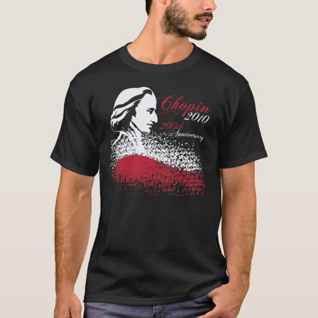 T-shirt Anniversaire Chopin 200th (Devant)
