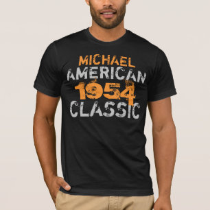 T-shirt Anniversaire classique américain personnalisé