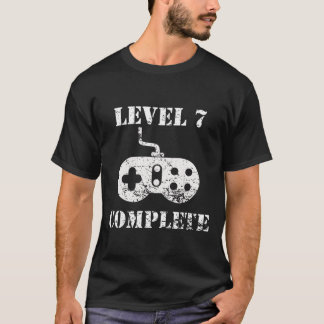 T-shirt Anniversaire complet du niveau 7 7ème
