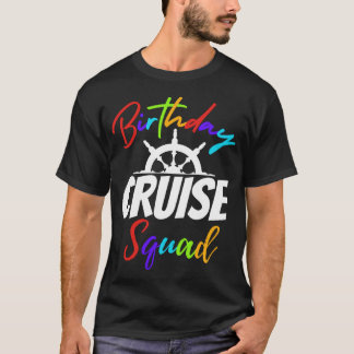 T-shirt Anniversaire Cruise Squad Famille Réunion Bateau a