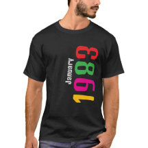 Anniversaire customisé Mois et année Cadeau
