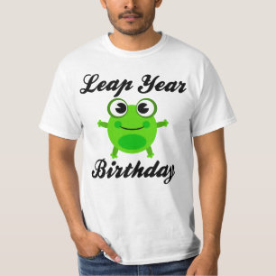 T-shirt Anniversaire d'année bissextile, grenouille