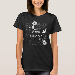 T-shirt anniversaire de 12 ans Geeky Math 12e anniversaire