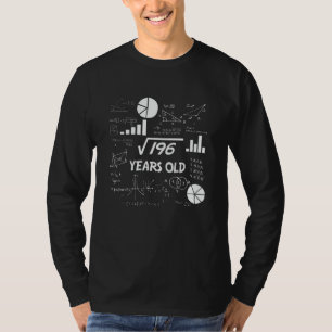 T-shirt anniversaire de 14 ans Geeky Math 14e anniversaire