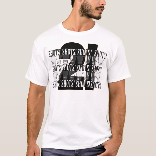 T-shirt anniversaire de 21 tirs (Devant)