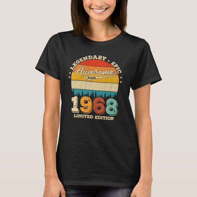 T-shirt anniversaire de 57 ans 1968 Magnifique 57e anniver (Devant)