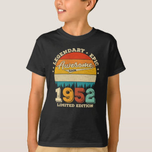 T-shirt anniversaire de 73 ans 1952 Magnifique 73e anniver