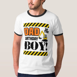 T-shirt Anniversaire de construction - papa du garçon