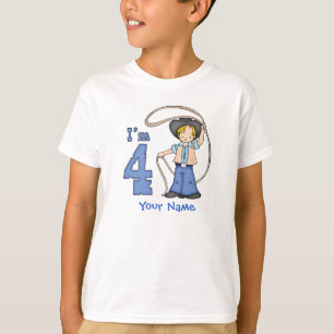 T-shirt Anniversaire de cordier de cowboy 4ème