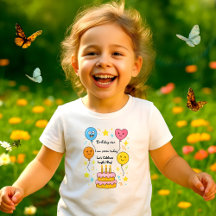 T-shirt Anniversaire de enfant - Conception de tex