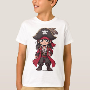 T-shirt Anniversaire de enfant de dessin animé Little Pira